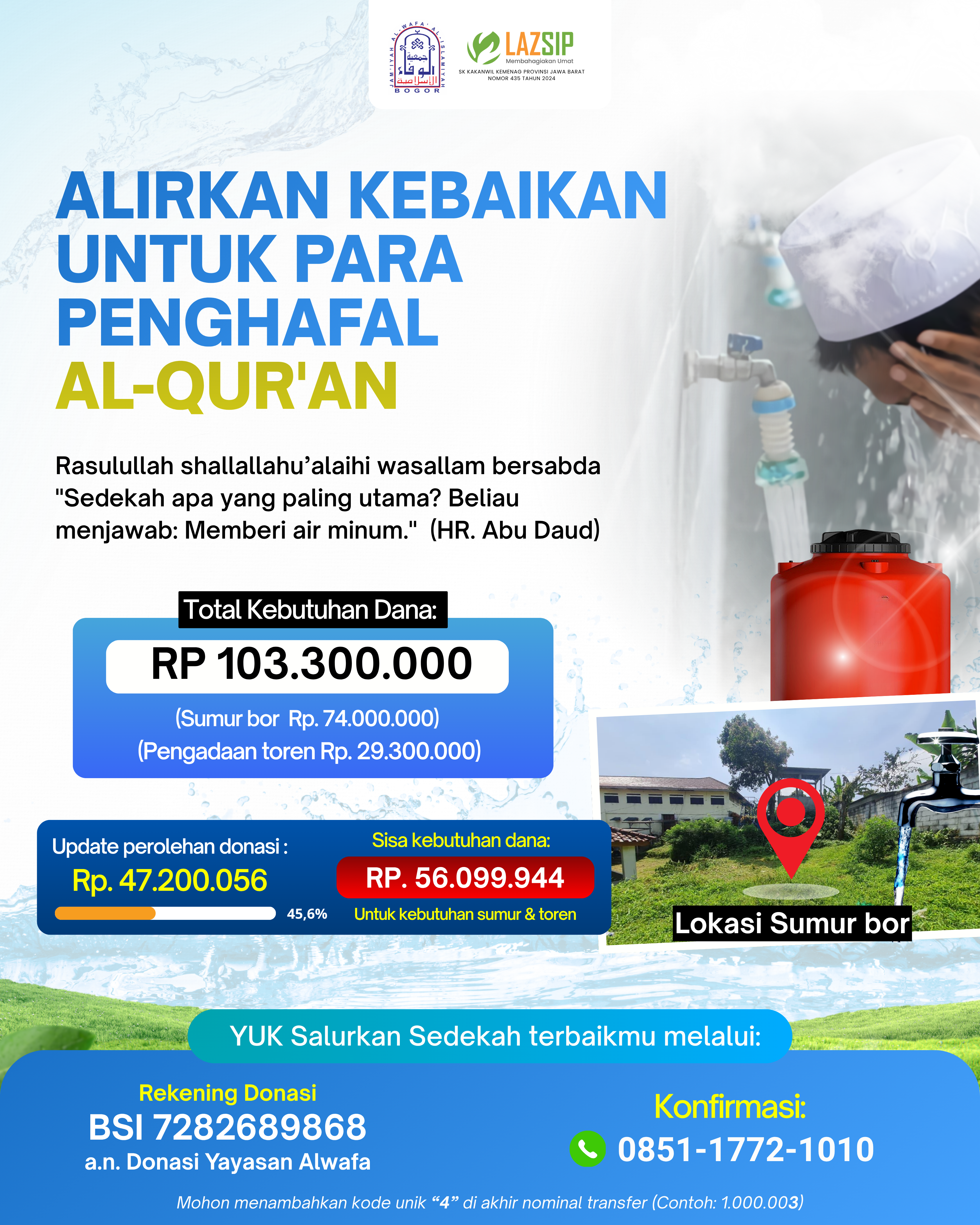 Donasi Sumur Bor