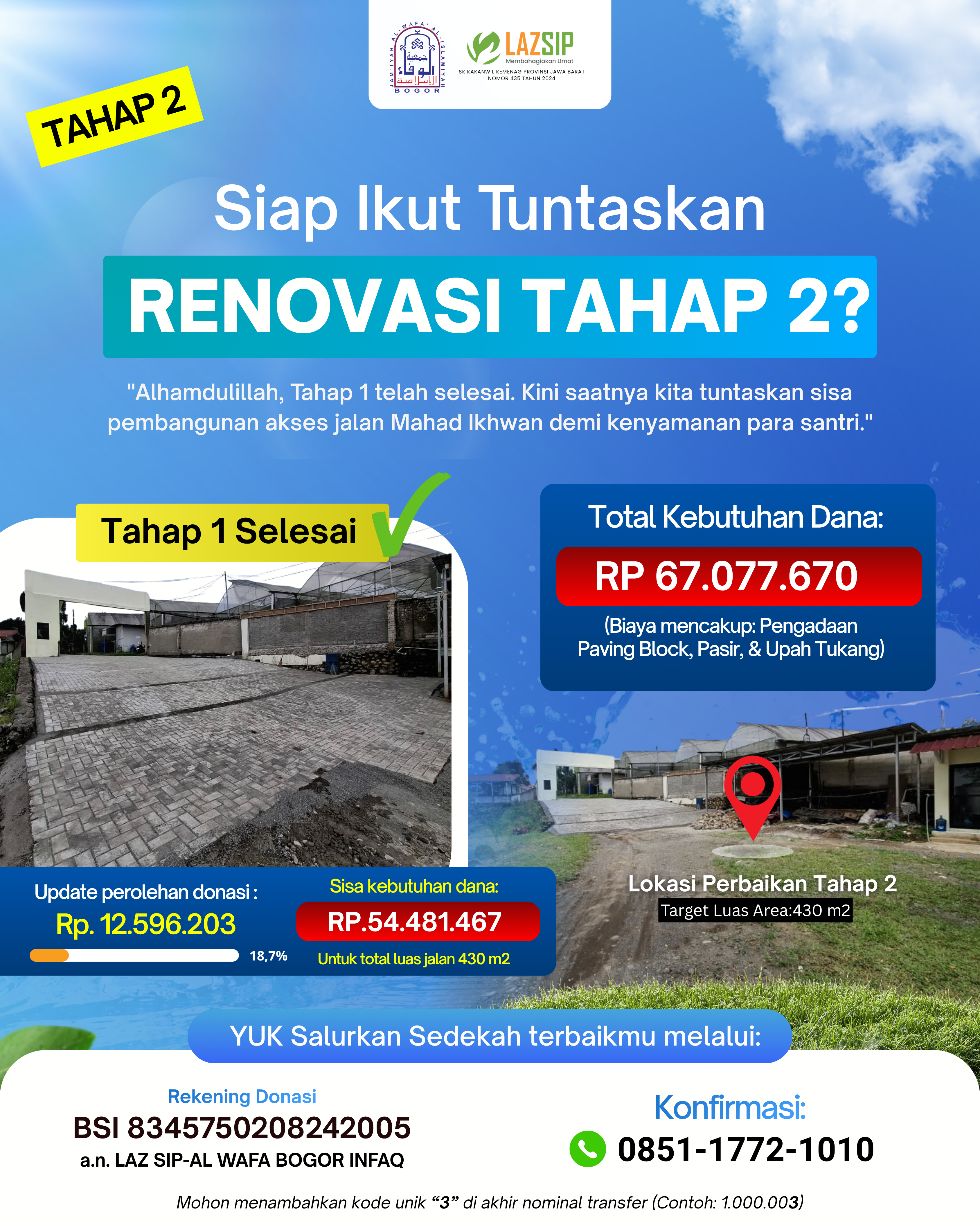 Donasi Renovasi Tahap 2